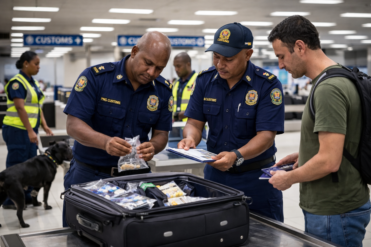 PNGCS Airport Inspection officers